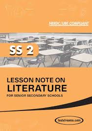 Lesson Note on LITERATURE for SS2