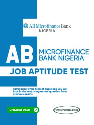 AB Microfinance Bank Nigeria Aptitude Test- PDF Download