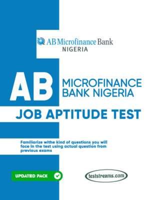 Ab Microfinance Bank Nigeria Aptitude Test - Pdf Download