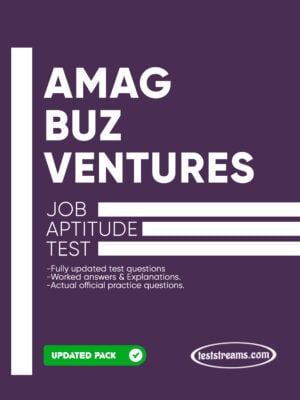 Amag buz Venture Aptitude Test- 2023 PDF Download