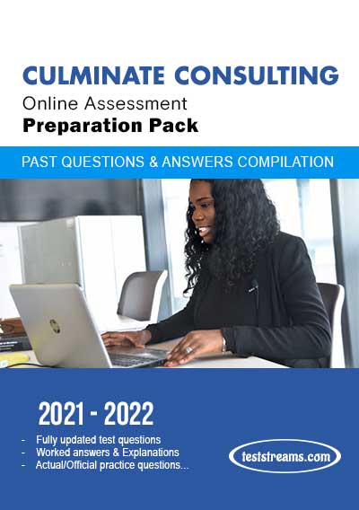 Culminate Consulting Aptitude Test Past Questions 2021/2022