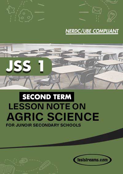 Lesson Note on AGRICULTURE for JSS1 SECOND TERM MS-WORD