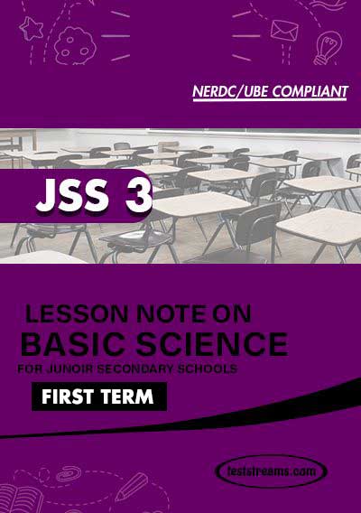 Lesson Note on BASIC SCIENCE for JSS3 FIRST TERM MS-WORD- PDF Download