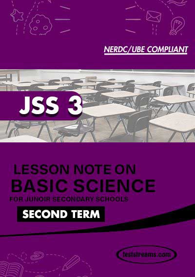 Lesson Note on BASIC SCIENCE for JSS3 SECOND TERM MS-WORD- PDF Download