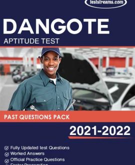 Dangote Aptitude Test Past Questions 2021/2022