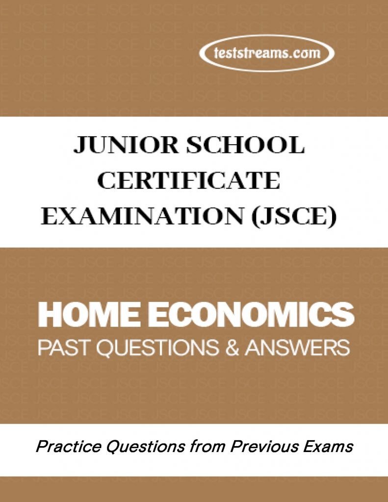 JSCE Home Economics Practice Questions and Answers MSWORD/PDF Download