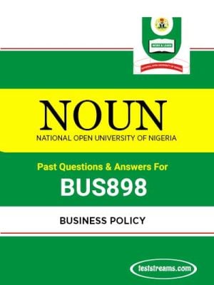 BUS898 – BUSINESS POLICY (october-2019)