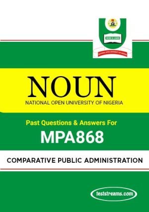 Mpa868 – Comparative Public Administration - Pdf Download