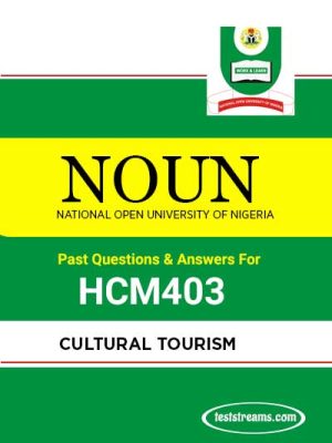 HCM403 – Cultural Tourism (october-2019)