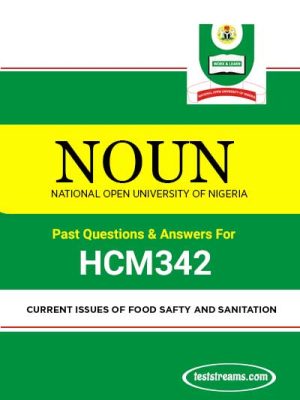 NOUN CURRENT ISSUES OF FOOD SAFTY AND SANITATION
