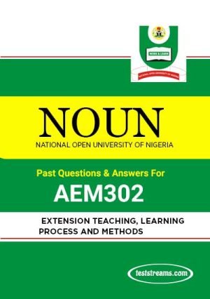 Aem302 – Extension Teaching, Learning Process And Methods (october-2019)- Pdf Download