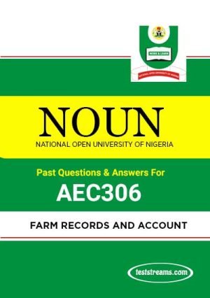 Aec306 – Farm Records And Account (october-2019)- Pdf Download