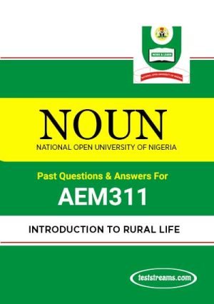 Aem311 – Introduction To Rural Life (october-2019)- Pdf Download