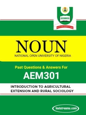 NOUN Introduction to Agricultural Extension and Rural Sociology