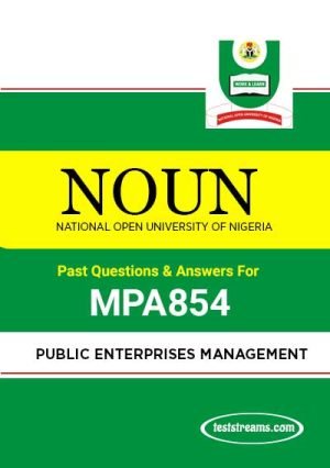 Mpa854 – Public Enterprises Management (october) - Pdf Download