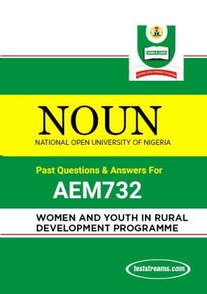 Aem732 – Women And Youth In Rural Development Programme (october-2019)- Pdf Download