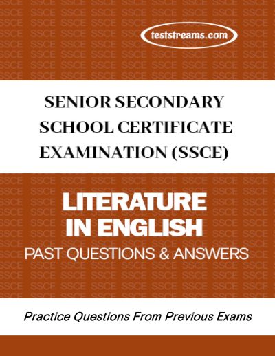 SSCE Literature In English Practice Questions and Answers MS-WORD/PDF Download