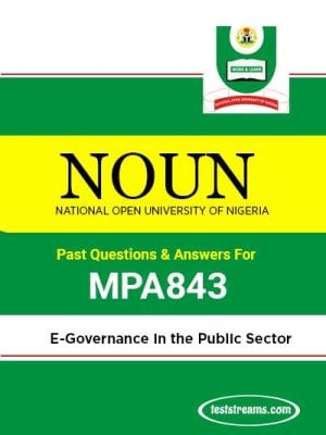MPA843 – E-Governance in the Public Sector (october-2019)- PDF Download