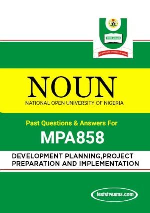 Mpa858 – Development Planning, Project Preparation And Implementation - Pdf Download