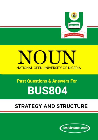 BUS804 – STRATEGY AND STRUCTURE (october-2019)