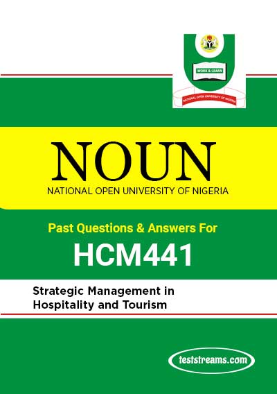 HCM441 – Strategic Management in Hospitality and Tourism (october-2019)- PDF Download