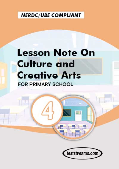 Primary 4 Lesson note On CCA MS-WORD/PDF Download