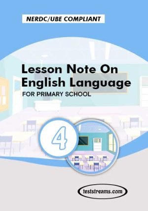 Primary 4 Lesson Note On English Language Ms-word/pdf Download