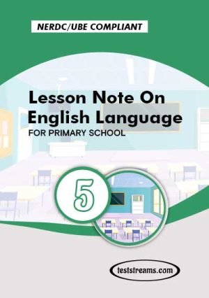 Primary 5 Lesson Note On English Language Ms-word/pdf Download