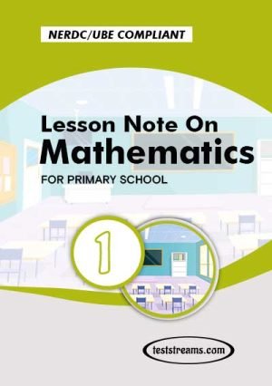 Primary 1 Lesson Note On Mathematics Ms-word/pdf Download