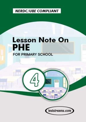 Primary 4 Lesson Note On Phe Ms-word/pdf Download