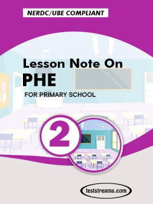 Primary 2 Lesson note On PHE