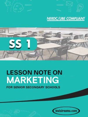 Lesson Note on Marketing for SS1 MS-WORD