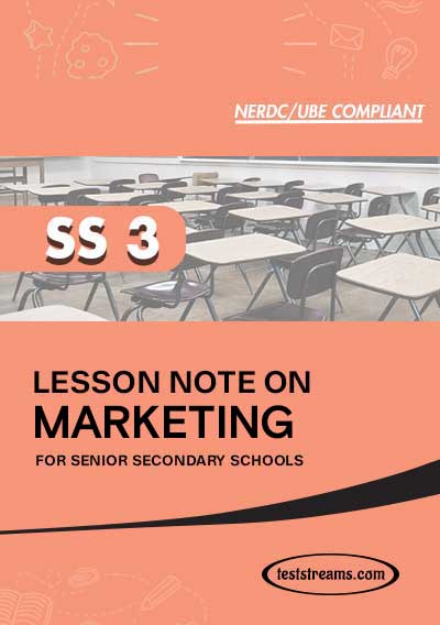 Lesson Note on Marketing for SS3 MS-WORD