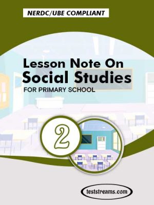 Primary 2 Lesson note On Social Studies MS-WORD/PDF Download