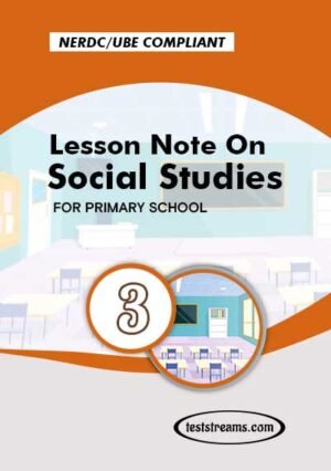 Primary 3 Lesson Note On Social Studies- Pdf Download