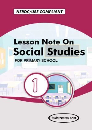 Primary 1 Lesson Note On Social Studies Ms-word/pdf Download