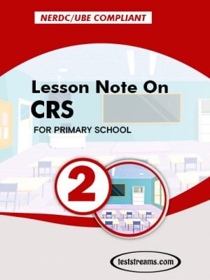 Primary 2 Lesson note On CRK