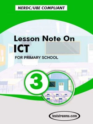 Primary 3 Lesson note On ICT