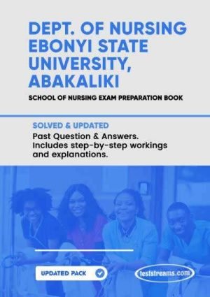 Dept Of Nursing Esut Abakaliki- Pdf Download