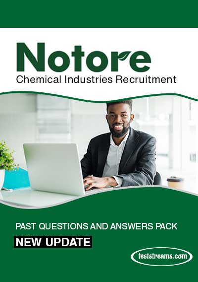 Notore Chemical Industries Recruitment Past Questions 2022- PDF Download