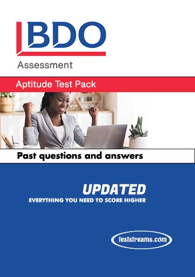 BDO Aptitude Test Past Questions and Answers - 2022 Updated
