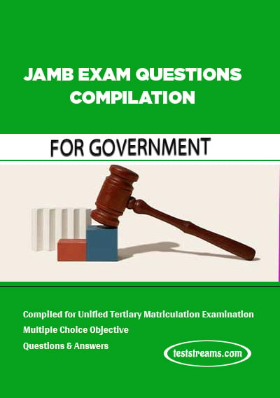 JAMB Past Questions and Answers for Government PDF Download 2022