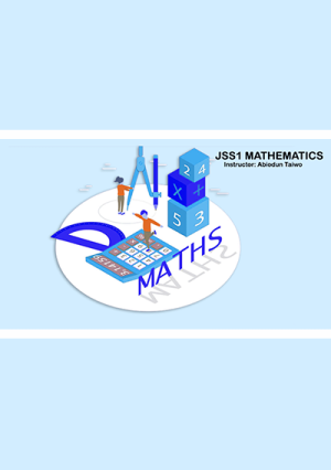 Jss 1 Mathematics Video Lesson Second Term