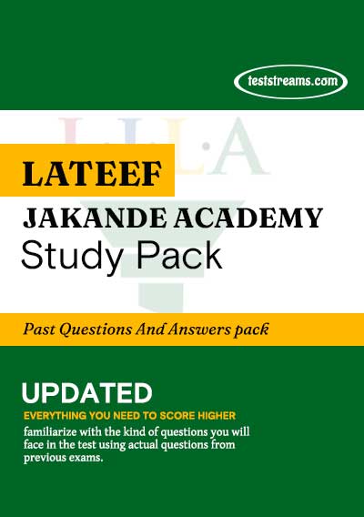 Lateef Jakande Academy Aptitude test past questions 2022 PDF Download