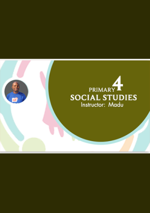 Primary 4 Social Study Video Lesson | First Term