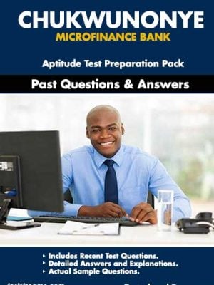 Chukwunenye Microfinance Bank Aptitude test Past questions study pack 2022