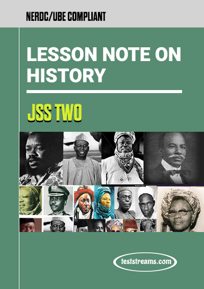 Lesson Note On History For JSS2