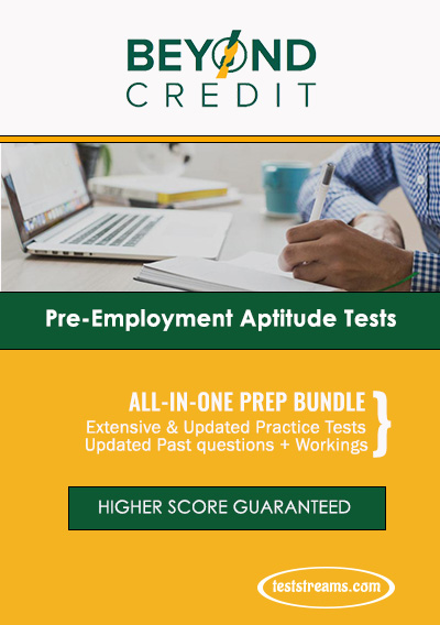 Beyond Credit Limited Aptitude Test Past Questions and Answers 2022 Updated Copy
