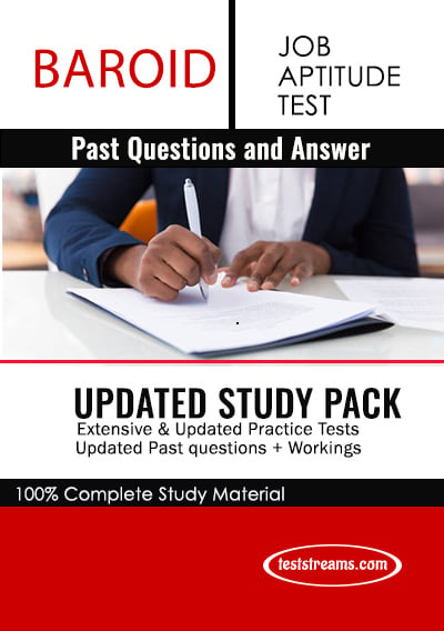 Bariod Aptitude Test Past Questions and Answers 2022 Updated Copy