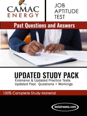 CAMAC Nigeria Aptitude Test Past Questions and Answer - 2022 updated